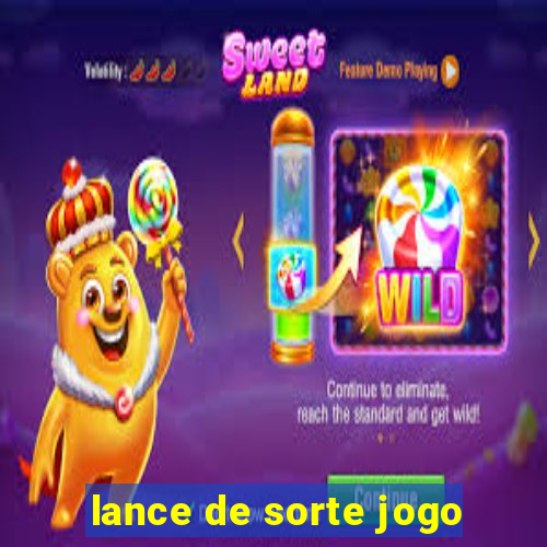 lance de sorte jogo